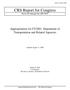 Report: Appropriations for FY2001: Department of Transportation and Related A…