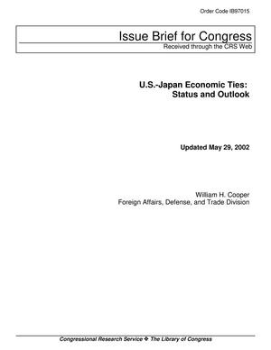 Primary view of object titled 'U.S.-Japan Economic Ties: Status and Outlook'.