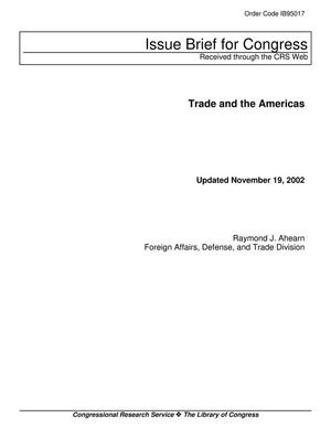 Primary view of object titled 'Trade and the Americas'.