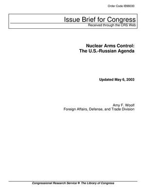 Primary view of object titled 'Nuclear Arms Control: The U.S.-Russian Agenda'.