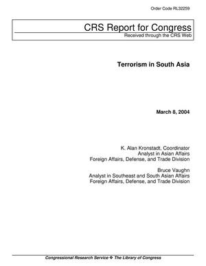 Primary view of object titled 'Terrorism in South Asia'.