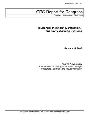 Primary view of object titled 'Tsunamis: Monitoring, Detection, and Early Warning Systems'.