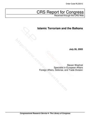 Primary view of object titled 'Islamic Terrorism and the Balkans'.