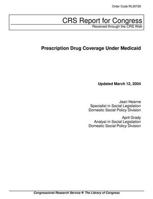 Primary view of object titled 'Prescription Drug Coverage Under Medicaid'.