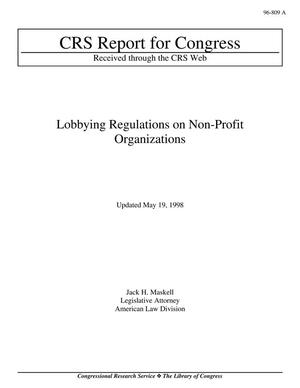 Primary view of object titled 'Lobbying Regulations on Non-Profit Organizations'.
