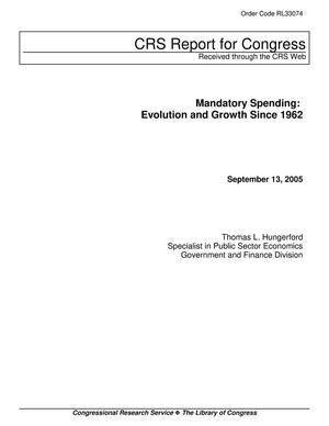 Primary view of object titled 'Mandatory Spending: Evolution and Growth Since 1962'.