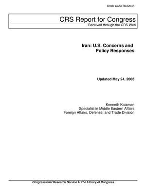 Primary view of object titled 'Iran: U.S. Concerns and Policy Responses'.