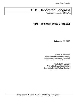 Primary view of object titled 'AIDS: The Ryan White CARE Act'.