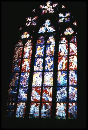 Primary view of object titled '[Stained Glass Window]'.