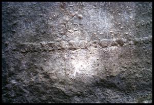 Primary view of object titled '[Stone inscription]'.