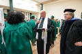 Photograph: [Faculty and Students Getting Ready for Commencement Ceremony]