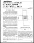 Journal/Magazine/Newsletter: North Texas Institute for Educators on the Visual Arts newsletter, Wi…