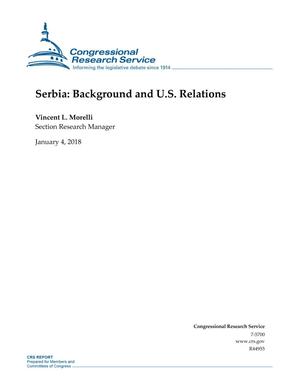 Primary view of object titled 'Serbia: Background and U.S. Relations'.