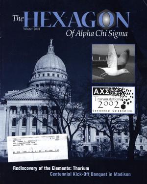 Primary view of object titled 'The Hexagon, Volume 92, Number 4, Winter 2001'.