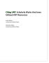 Primary view of Citing UNT: Scholarly Works that have Utilized UNT Resources