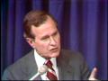 Primary view of [News Clip: Bush Speech/Nukes]