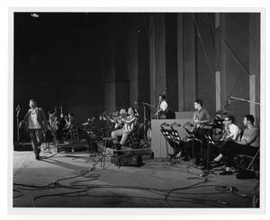 Primary view of object titled '[Photograph of Stan Kenton at Sam Goldwyn Studios]'.