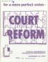 Book: For a more perfect union : court reform
