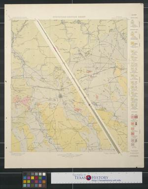 Primary view of object titled 'Structure-Section Sheet: Texas Uvalde Quadrangle'.