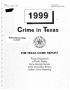 Thumbnail image of item number 1 in: 'Texas Crime Report 1999'.