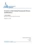 Report: Overview of the Federal Procurement Process and Resources