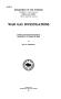 Report: War Gas Investigations: Advance Chapter from Bulletin 178, War Work o…