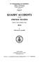 Report: Quarry Accidents in the United States During the Calendar Year 1932