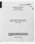 Primary view of Physics Division Quarterly Report : November, December, 1952 and January, 1953