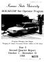 Report: DOE/KEURP site operator program. Year 3, Second Quarter Report, Octob…