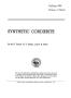 Report: Synthetic Cordierite