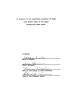 Thesis or Dissertation: An Analysis of the Background Variables of Negro High School Youth in…