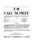Primary view of The Call Number, Volume 3, Number 4, January 1942