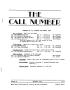 Journal/Magazine/Newsletter: The Call Number, Volume 21, Number 2, November 1959