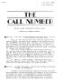 Primary view of The Call Number, Volume 40, Number 2, Spring 1979