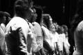 Primary view of [Choir members singing on stage]