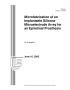 Thesis or Dissertation: Microfabrication of an Implantable silicone Microelectrode array for …