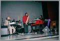 Photograph: [Les McCann, Bobby Sparks, and Keith Anderson playing onstage]