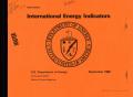 Report: International energy indicators