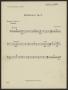 Musical Score/Notation: Misterioso Number 2: Timpani in D & A, Cymbals Part