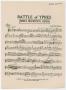 Musical Score/Notation: Battle of Ypres: Flute Part