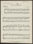 Musical Score/Notation: The Tempest: Organ or Harmonium Part