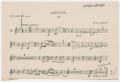 Musical Score/Notation: Agitato (B): Cornet 1 in A Part