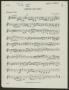 Musical Score/Notation: Agitato con moto: Clarinet 1 in Bb Part
