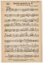 Musical Score/Notation: Andante Dramatic Number 15: 1st Violin Part