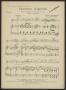 Musical Score/Notation: Chanson Algerian: Conductor/Piano Part