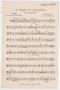 Musical Score/Notation: A Night In Granada: Drums, Castanets, and Tambourine Part