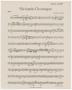 Musical Score/Notation: Sérénade Grotesque: Bass Part