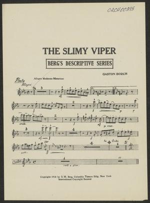 Primary view of object titled 'The Slimy Viper: Flute Part'.