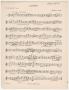 Musical Score/Notation: Lento: Clarinet 1 in A Part