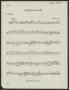 Musical Score/Notation: Agitato con moto: Trombone Part